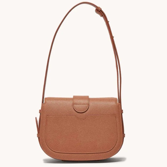 senreve | cadence crossbody in pebbled / chestnut / gold ↷ - Picture 14 of 16